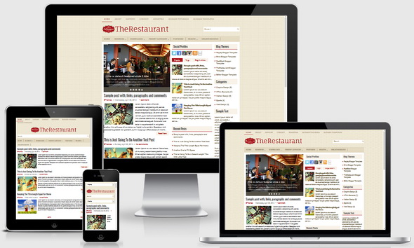 TheRestaurant Blogger Template