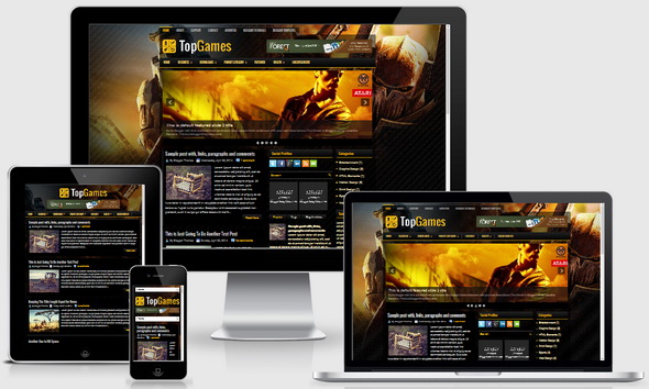 TopGames Blogger Template