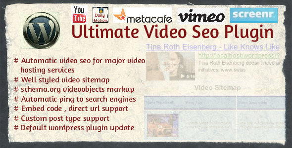 Ultimate Video SEO plugin