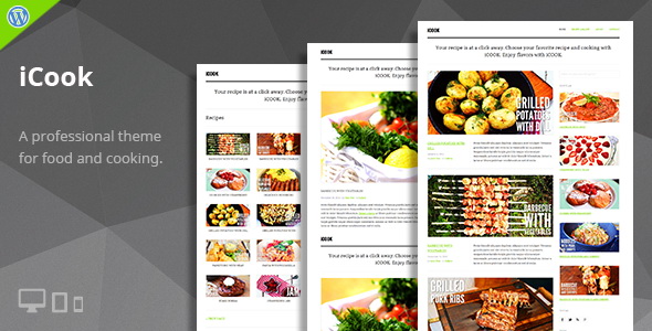 iCook – Food Blog WordPress Theme