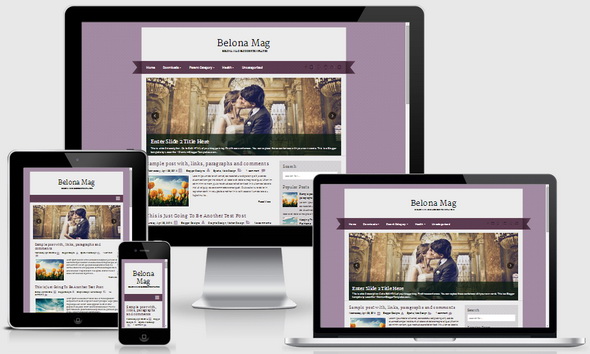 Belona Mag Blogger Template