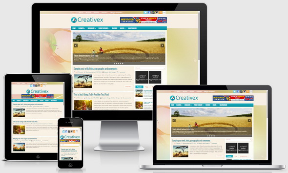 Creativex Blogger Template