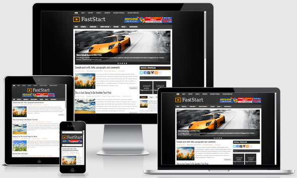 FastStart Blogger Template