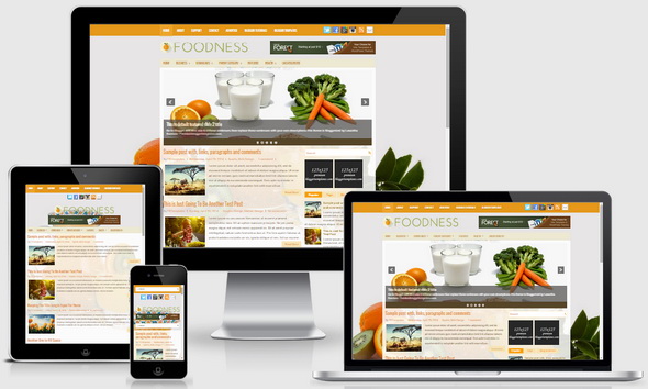 Foodness Blogger Template