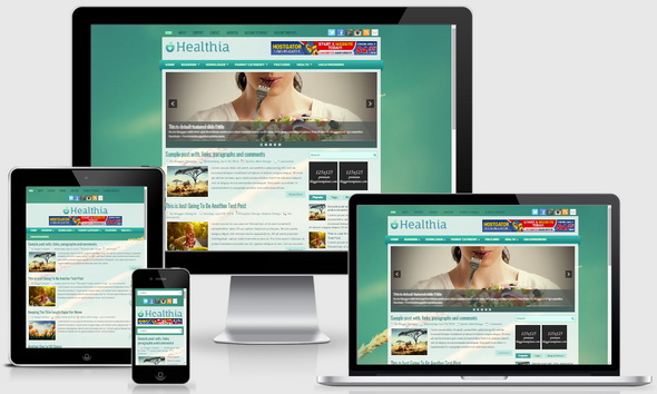 Healthia Blogger Template