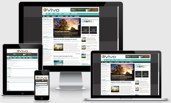 Vivo Blogger Template