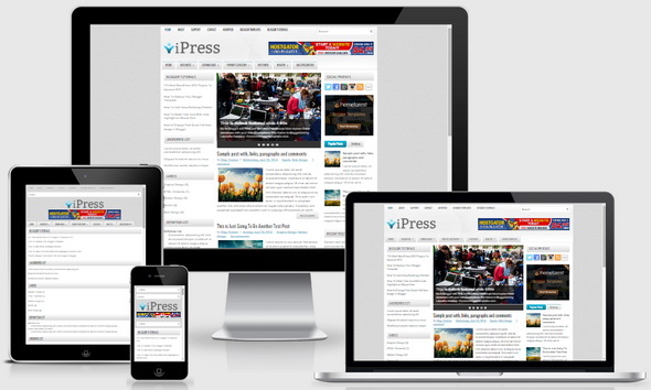 iPress Blogger Template