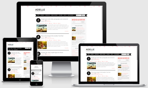 Adelle Blogger Template