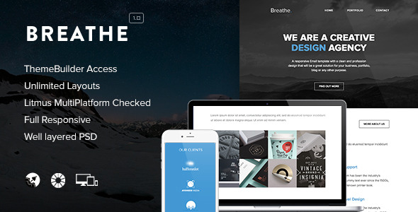 Breathe - Responsive Email Template