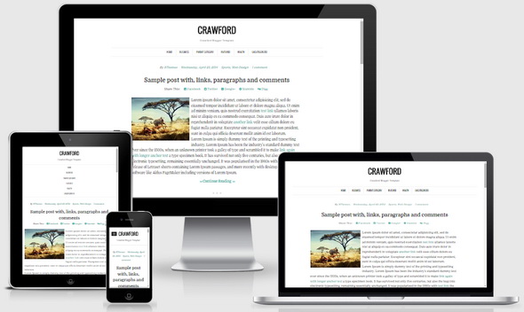 Crawford Blogger Template