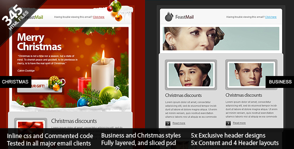 FeastMail - Christmas and Corporate Email Template