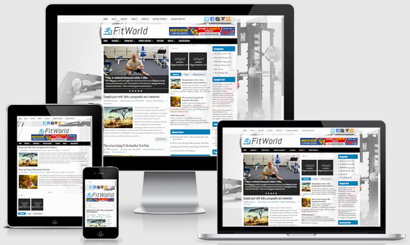 FitWorld Blogger Template