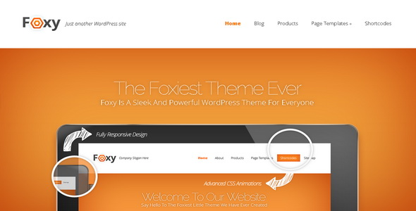 Foxy - WordPress Theme