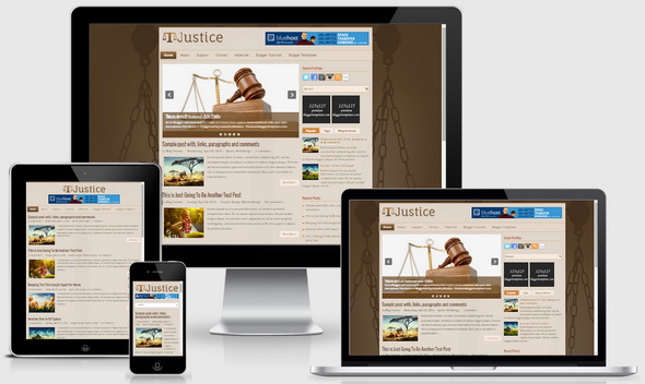 Justice Blogger Template