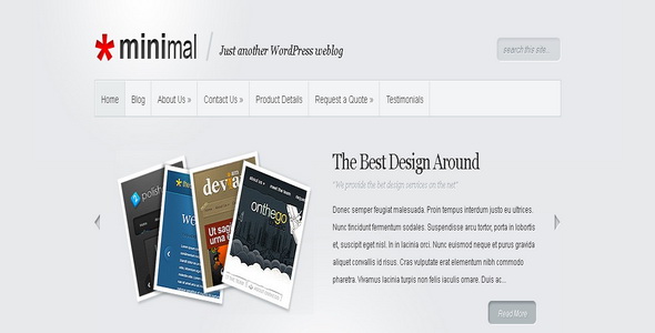 Minimal - WordPress Theme
