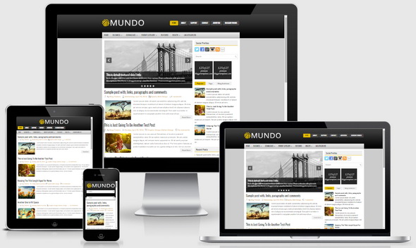 Mundo Blogger Template