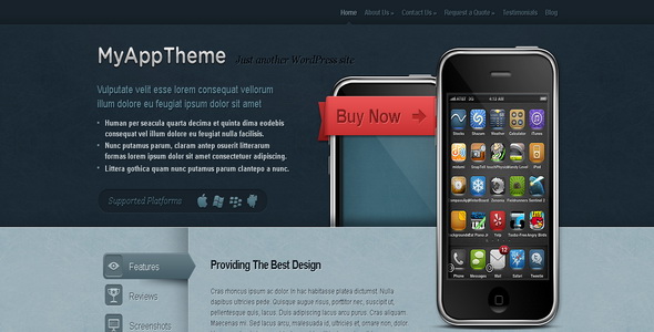 MyApp WordPress Theme