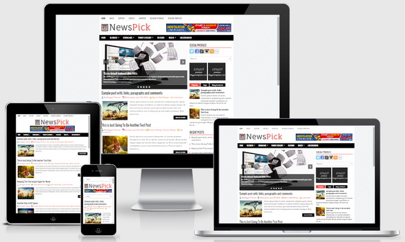 NewsPick Blogger Template