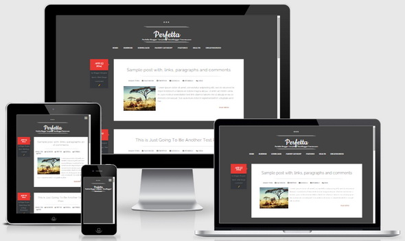 Perfetta Blogger Template