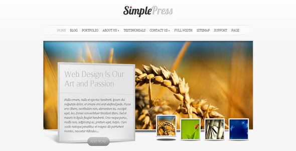 SimplePress - WordPress Theme