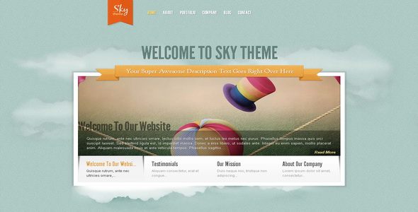 Sky - WordPress Theme