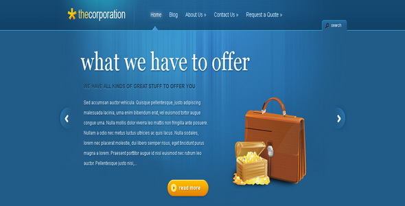 The Corporation - WordPress Theme