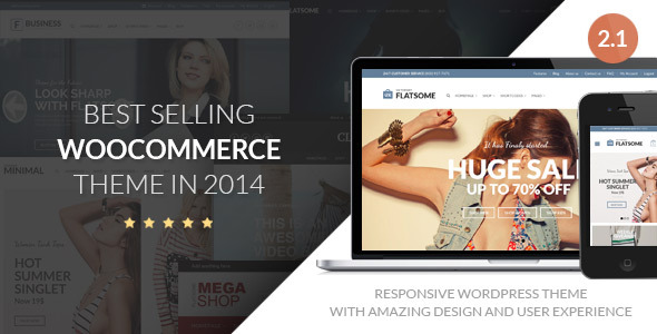 Flat - Responsive WooCommerce Theme 