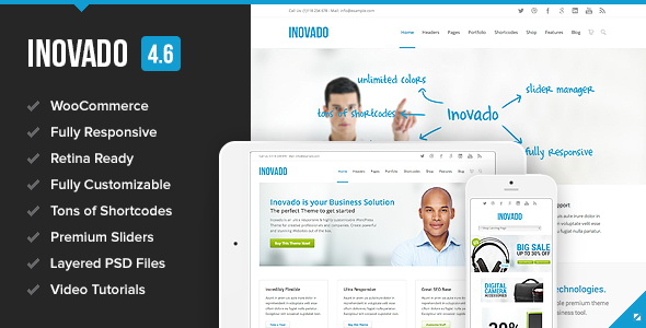 Inovado - Retina Responsive Multi-Purpose Theme 