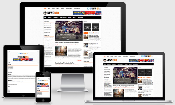 NewsSeven Blogger Template