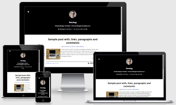 Perslog Blogger Template