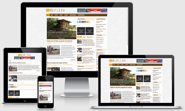 Reflexa Blogger Template