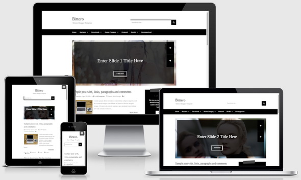 Bittero Blogger Template