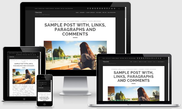 Tracks Blogger Template