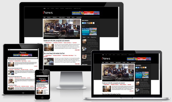 iNews Blogger Template