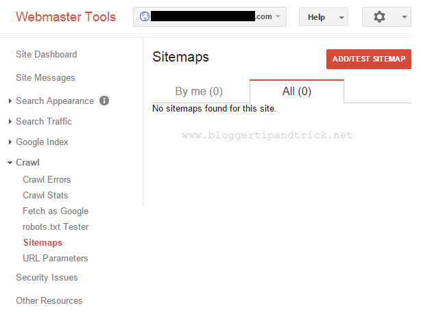 Google Webmaster Tools Sitemaps