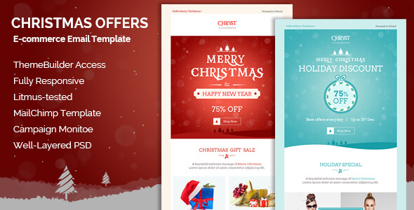 Christmas Offers E-Newsletter + Builder Access