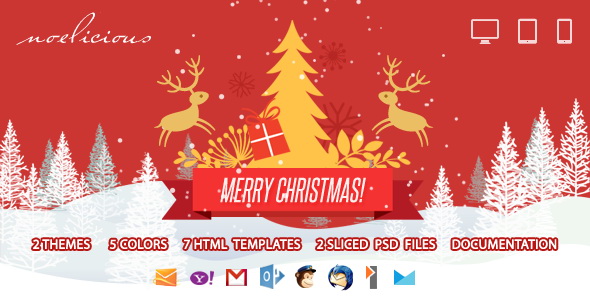 Noelicious - Responsive Email Template