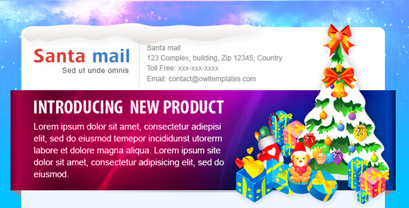 SantaMail - Newsletter - Email Template