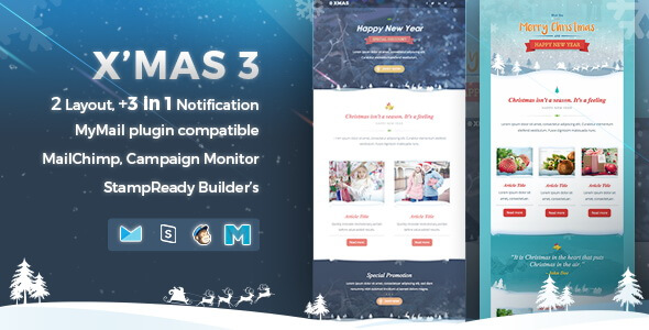 Xmas 3 - Responsive Email Template