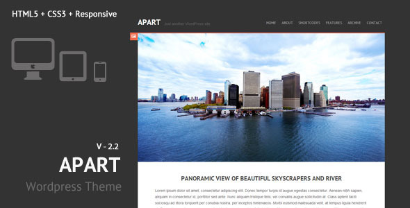 Apart - Responsive WordPress Theme