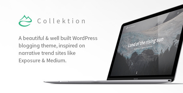 Collektion - Storytelling WordPress Theme