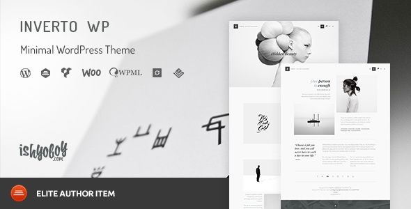 Inverto WP - Minimal WordPress Theme