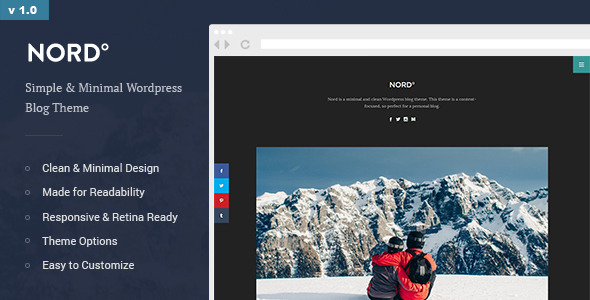 Nord - Simple & Minimal Readable Blog Theme