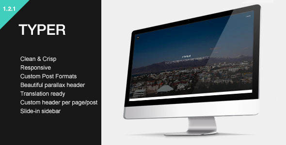 Typer - Striking Blogging Theme