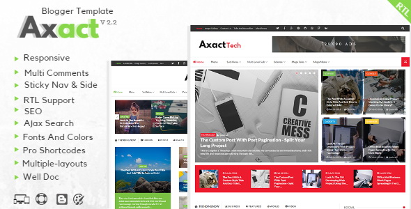 Axact Blogger Template