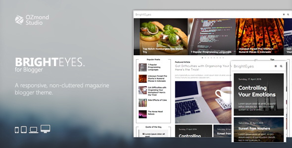 BrightEyes Blogger Template