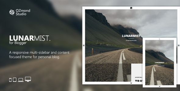 LunarMist Blogger Template