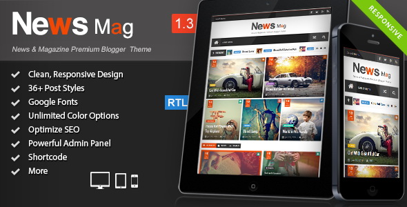 News Mag Blogger Template