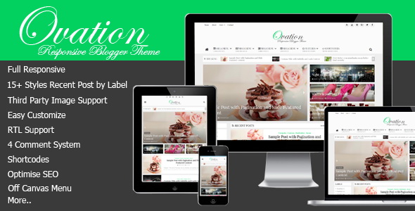 Ovation Blogger Template