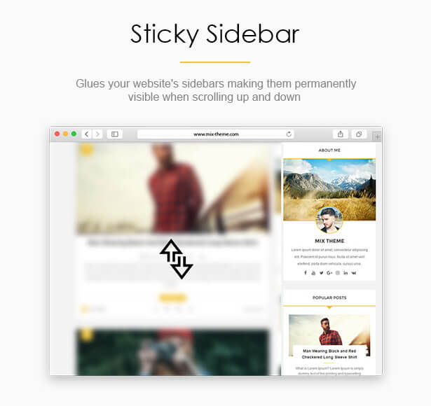 Sticky Sidebar - Brakt Blogger Template